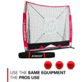 Rukket Baseball & Softball 5x5 Practice Hitting Net Pro Bundle W/ 3