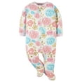 thumbnail image 3 of Gerber Baby Neutral Sleep ´N Play Footed Pajamas, 2-Pack, Sizes Preemie - 6/9 Months, 3 of 7