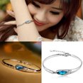 thumbnail image 3 of HEVIRGO Bracelet Elegant Skin-friendly Rhinestone Fashion Bracelet Bangle for Dating, 3 of 10