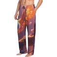 thumbnail image 6 of Hirioo Fantasy Bird Illustration for Men's PJ Pajama Pants Sleep Pants Men's Home Trousers with Pockets,S-3XL-Large, 6 of 6