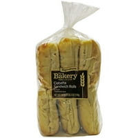 The Bakery Ciabatta Sandwich Rolls, 6 ct, 18 oz