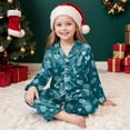 thumbnail image 5 of Gubotare Christmas Pajamas Toddler Girls Boys Pajamas Sets Long Sleeve Warm Fall Winter Sleepwear Pjs Kids Solid Shirts and Pants 3T 4T (Blue,3-4 Years), 5 of 6