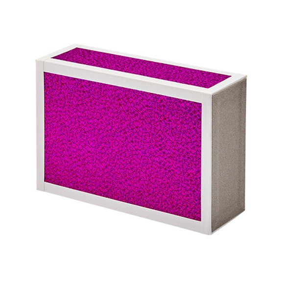 Henrys Juggling Wooden Cigar Box - Glitter Colors with White Tape (Purple)