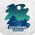 thumbnail image 4 of Inktastic Smoky Mountains Gatlinburg Tennessee with Bear Boys or Girls Baby Bib, 4 of 4