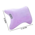 thumbnail image 3 of dwsnxt Wireless Vibrating Massage Pillow with Heating for Neck and Back Relief, Portable for Home, Office, and Car Use Purple, 3 of 6