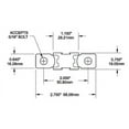 thumbnail image 2 of Blue Sea Fuse 5107-BSS Bolt-On Fuse; MEGA; 250 Amps/32 Volts DC; Single, 2 of 2