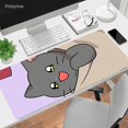 thumbnail image 1 of Alfombrilla de ratón grande para escritorio, alfombra Kawaii de gato, alfombrilla de Anime para mesa de ordenador, con borde de bloqueo, color rosa LIUWENJING unisex, 1 of 2