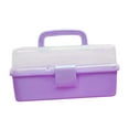 thumbnail image 3 of Caja De Almacenamiento Portátil Sunnimix Organizador De Suministros De Costura Violeta, 3 of 8