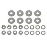 Kojem 4 Trailer U-Bolts Universal for Boat Trailer Square U Bolt Galvanized Steel 1/2Dia x 3 1/16 x 4 5/16