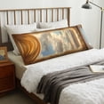 thumbnail image 4 of Fotbe Golden Drapes Pillars Clouds Funda para Almohada Corporal con Diseño, Funda de Microfibra Ultrasuave de 20x54 Pulgadas, Ropa de Cama Elegante, 4 of 7
