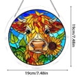 thumbnail image 3 of Rompecabezas acrílico para ventanas | Decoración con temática de vidrieras | Manualidades para el hogar | Adorno colgante para sala de estar, dormitorio o porche, 3 of 9