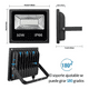 thumbnail image 2 of Reflector Led Rgb De 50w Ip66 Para Exterior Negro, 2 of 5
