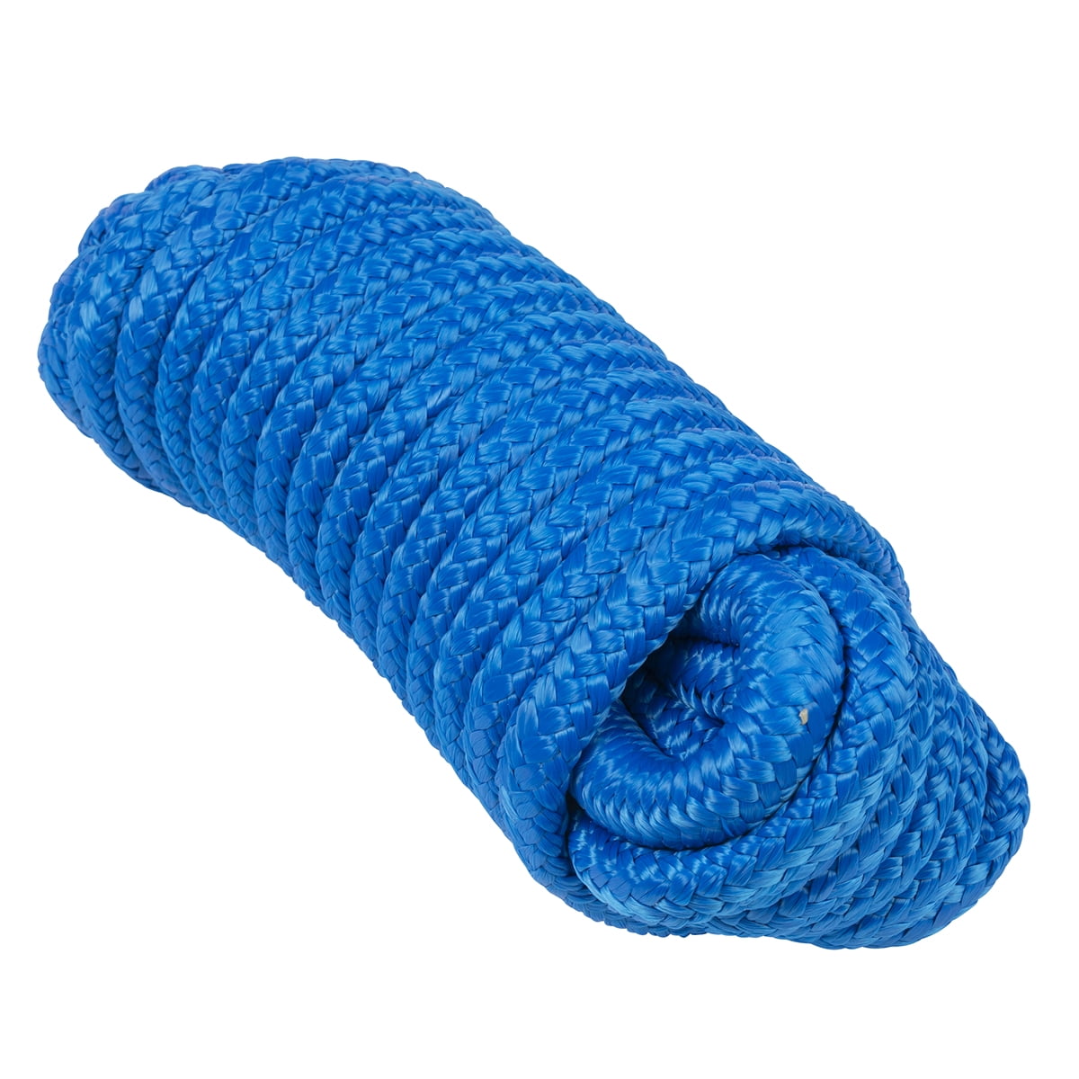 Ozark Trail Double-Braided Nylon Marine Dock Line, 3/8 in x 25 ft, Up to 20 ft Boats, 550 lb Maximum Working Load, Blue