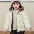 thumbnail image 5 of Jinhomg Toddler Boys Girls Puffer Coat Fleece Lined Hooded Jacket Winter Coats with Faux Fur Hood Heavyweight Waterproof Quilted Coats, 5 of 7
