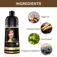 thumbnail image 4 of Herbishh - Champú colorante para cabello, champú con tinte natural para el cabello, colorea el cabello en minutos, dura hasta de 3 a 4 semanas, 500 ml, tinte de cabello 3 en 1, sin amoniaco | (marrón oscuro), 4 of 9
