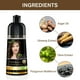 thumbnail image 4 of Herbishh - Champú colorante para cabello, champú con tinte natural para el cabello, colorea el cabello en minutos, dura hasta de 3 a 4 semanas, 500 ml, tinte de cabello 3 en 1, sin amoniaco | (marrón oscuro), 4 of 9
