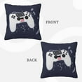 thumbnail image 3 of ZICANCN Lark Style Game Controller Decorative Throw Pillow Covers, Bed Couch Sofa Decorative Knit Pillow Covers for Living Room Farmhouse, 20"x20", 3 of 8
