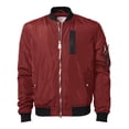 thumbnail image 2 of Ma Croix Premium MA-1 Padded Bomber Flight Jacket Slim Windbreaker, 2 of 4