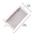 thumbnail image 4 of Yhmxh Mesh Zipper Pouch, Mesh Toiletry Bags, See-Through Mesh Pencil Bag Pouch, Nylon Makeup Pouches Bag Cosmetic Pouch Travel Purse Organizer, Travel Storage and Office Supplies Storage, 4 of 7
