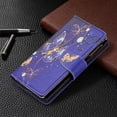 thumbnail image 4 of Samsung Galaxy S22 Ultra Wallet Case, Dteck Zipper Pocket 9 Card Slots Wallet Phone Case with Hand Strap For Samsung Galaxy S22 Ultra 6.8 inch 2022,Purple Butterfly, 4 of 5