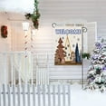 thumbnail image 4 of Welcome Christmas Tree Garden Flag Blue Snowflake Winter Farmhouse Yard Flags 12.5x18 Vertical Double Sided Outdoor Decoration, 4 of 6