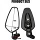 thumbnail image 5 of Espejos para manillar de motocicleta, espejos para motocicleta Xj6 Mt01 Mt03 Mt07 Mt09 (negro) PTI, 5 of 5