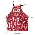 thumbnail image 4 of Bingfone Ho Pattern Funny Christmas Apron Gifts For Men, Women Professional Grade Chef Apron For Kitchen,Bbq & Grill, 4 of 8