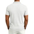 thumbnail image 6 of Mens Polo Short Sleeve Casual Summer Structured Collar Fashion Relaxed Fit Dressy Polo, 3XL, 6 of 6