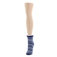 thumbnail image 2 of MeMoi Fair Isle Sherpa Lined Lounge Socks - Womens - Female, One Size, Black, 2 of 2