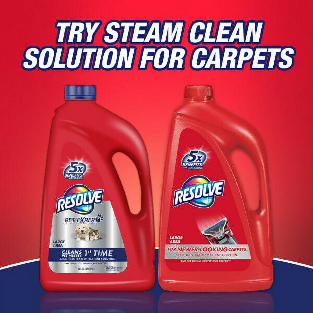  Resolve High Traffic Carpet Foam, 88 oz (4 Cans x 22 oz),  Cleans Freshens Softens & Removes Stains : Health & Household