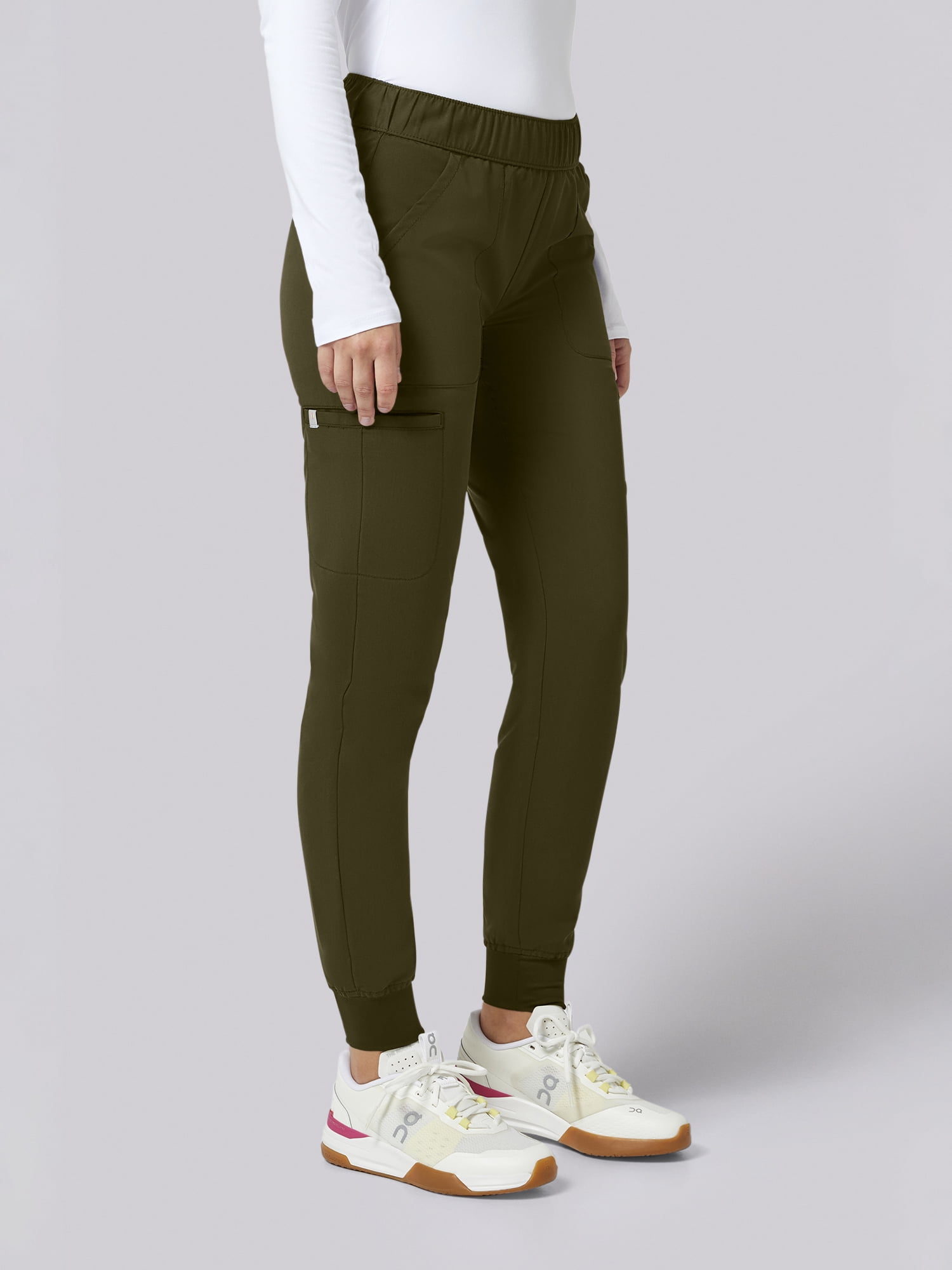 Scrubstar Ultimate Women’s Antimicrobial Cargo Jogger Scrub Pant, Sizes XS–3XL