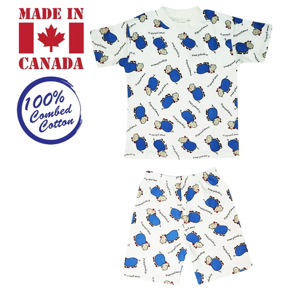 Exian Vals Kids 2-piece, T-Shirt & Elastic Shorts, 6 Years, Hippo