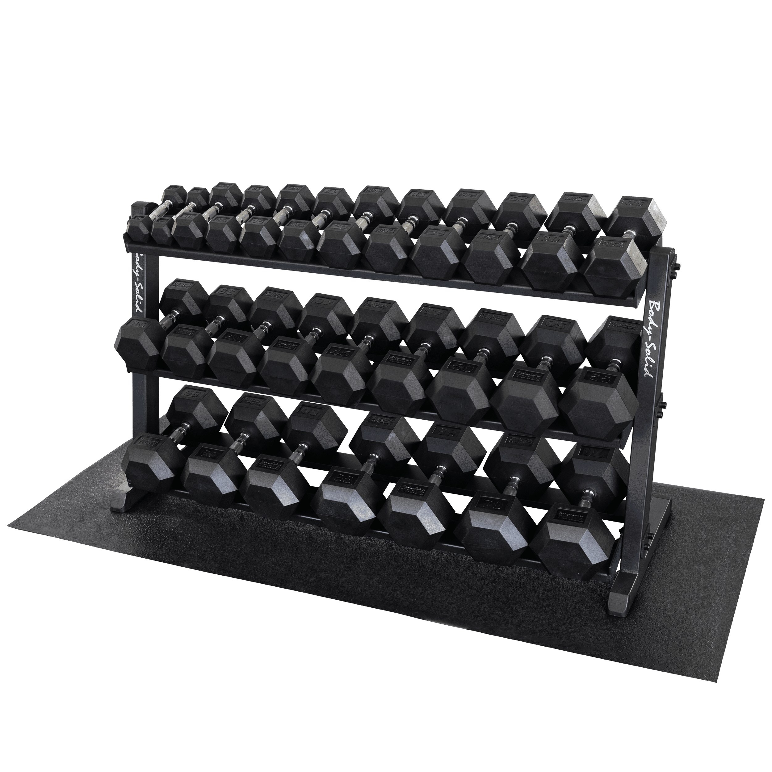 Body Solid - GDR60DBT 3 Tier Dumbbell Rack
