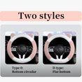 thumbnail image 2 of Vikakiooze Car Steering Wheel Cover Handle Cover Steering Wheel Not Stretch No Inner Ring Ears, 2 of 4
