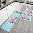 thumbnail image 2 of Easter Rugs for Kitchen Easter Kitchen Rug Easter Kitchen Mat Happy Easter Rabbits Decorative Home Seasonal Spring Easter Holiday, 2 of 5