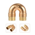thumbnail image 2 of KAKOWELY Trumpet Bend Neck 1pc Professional Trumpet Bending Neck Trumpet Accessory Musical Instrument Accessory (Golden)1.28"X1.18"X0.67", 2 of 4