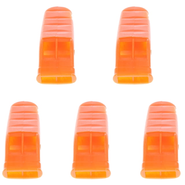 5 Piezas Silbidos Artículos Accesorios Deportivo Acuático Aire Libre Duradero Flexible Ajustable Cómodo de Usar Llevar Ligero Sunnimix Salvavidas silbato