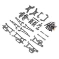 thumbnail image 3 of HILABEE 1/14 RC Car Upgrades Accessories Front and Rear Shock Tower for 14210 Trucks silver gray, 3 of 8
