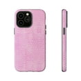 thumbnail image 2 of Pink Snakeskin Print iPhone 15 Case-iPhone-Animal Print iPhone Case, 2 of 3