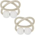 thumbnail image 4 of 2 clips magnéticos para alzapaños de cortinas, soportes de cuerda decorativos, alzapaños para cortinas, soporte para cortinas de ventanas, sujetar cortinas, alzapaños para cortinas, 4 of 5