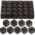 thumbnail image 1 of CIMAXIC Jeu de Société 50 Pcs dés Chiffres Mathématiques Ensemble d'Outils d'Enseignement Acrylique Cosplay dés Empilables Jeu de Rôle,0.63"X0.63"X0.63 Pouces, 1 of 5