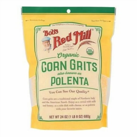 Bob's Red Mill Organic Corn Grits / Polenta, 24-ounce