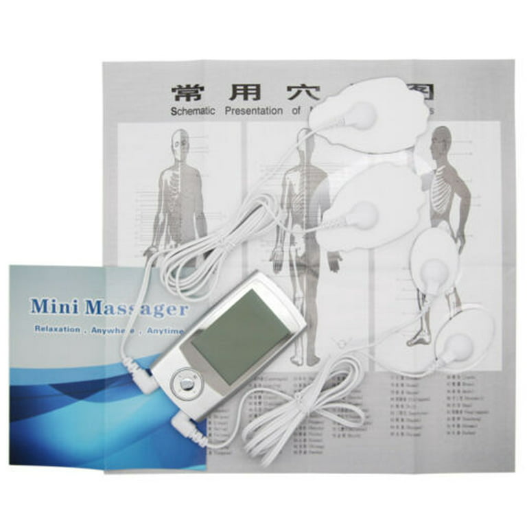  Stimease TENS Unit Muscle Stimulator, 24 Modes Dual Channel  Rechargeable TENS EMS Machine for Pain Relief Therapy with 20 Electrode Tens  Unit Replacement Pads : Health & Household