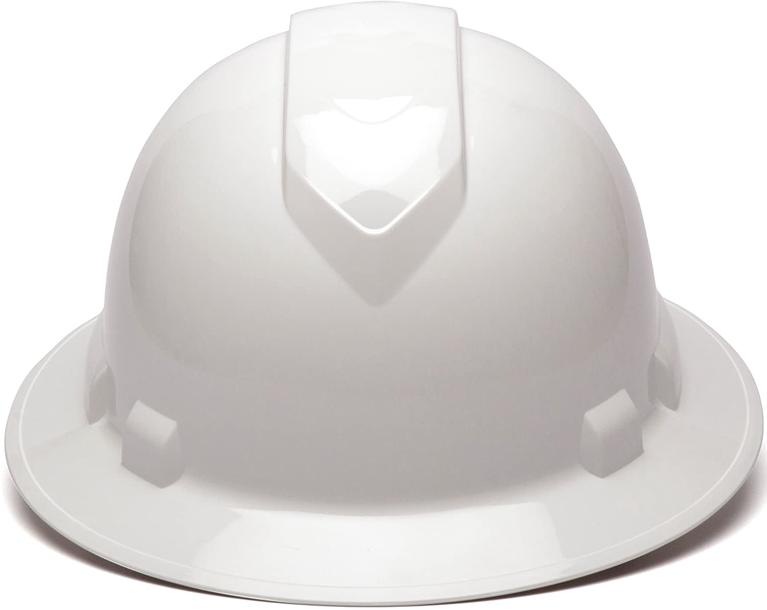 Pyramex - HP54110 Ridgeline Full Brim Hard Hat, 4-Point Ratchet Suspension, Whit