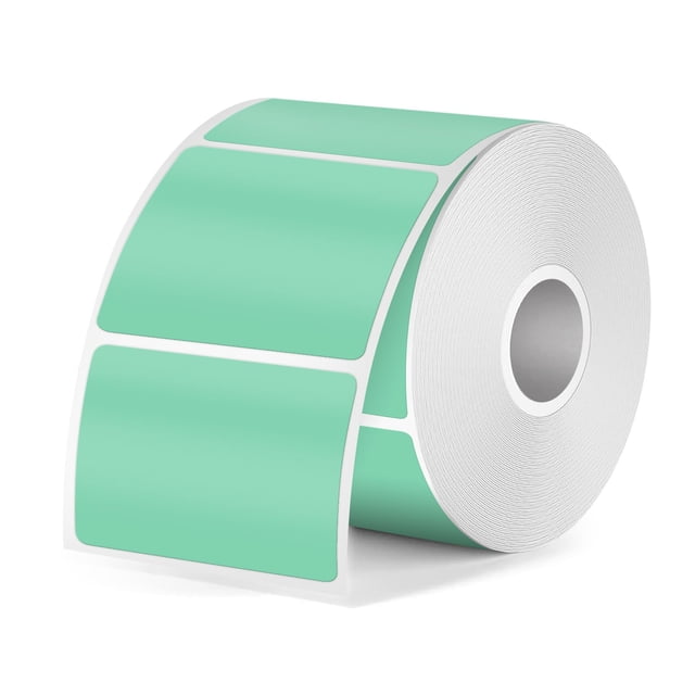 Etiquetas térmicas FINDAT Green, 4 x 3 cm, impermeables, 300 unidades