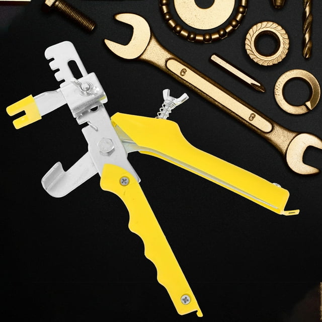 HAMPPLIES 1Set Wall Tile Leveling Tool Yellow PP for Accurate Tile Spacing and Alignment