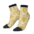thumbnail image 2 of Bingfone Cute Bee Gnomes Design Patterned Men'S Women'S Casual Cotton Socks, 2 of 9