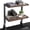 Vintage Brown, variant on VIVO Black Clamp-on 13" Above or Below Desk 2-Tier Shelving Unit, Desk Organizer