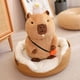 thumbnail image 3 of Kawaii Capybara Plush Toys Stuffed Doll Creative Cute Simulation Stuffed Toy for Children Girls Gift Decoration Collection, 3 of 4