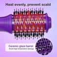 thumbnail image 6 of DAN Hair Dryer Brush Volumizer, 2 inch Oval Hot Air Brush Set Styling 4 in 1 Hair Styler Fast Drying Volumizing Purple, 6 of 8